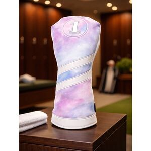 NWT Galaxy Driver Cover Custom Studio Premium Faux Leather Pink & Purple